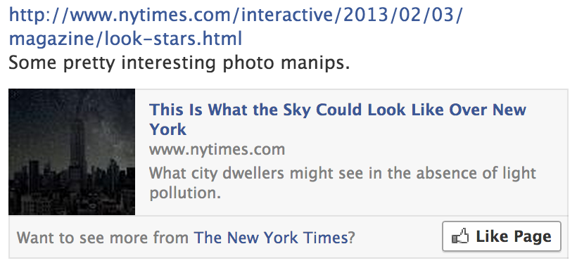Facebook has a new update